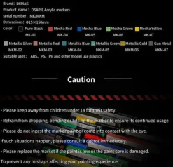 Rise of Gunpla Dspiae^DSPIAE SOFT TIPPED MARKERS MK