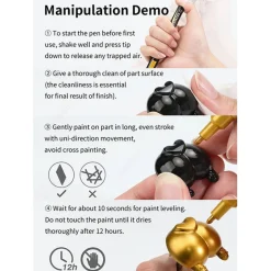 Rise of Gunpla Dspiae^DSPIAE SUPER METALLIC MARKERS MKA