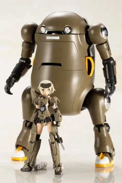 Rise of Gunpla Kotobukiya|Frame Arms Girl^FRAME ARMS GIRL HAND SCALE GOURAI WITH MECHATRO WEGO BROWN