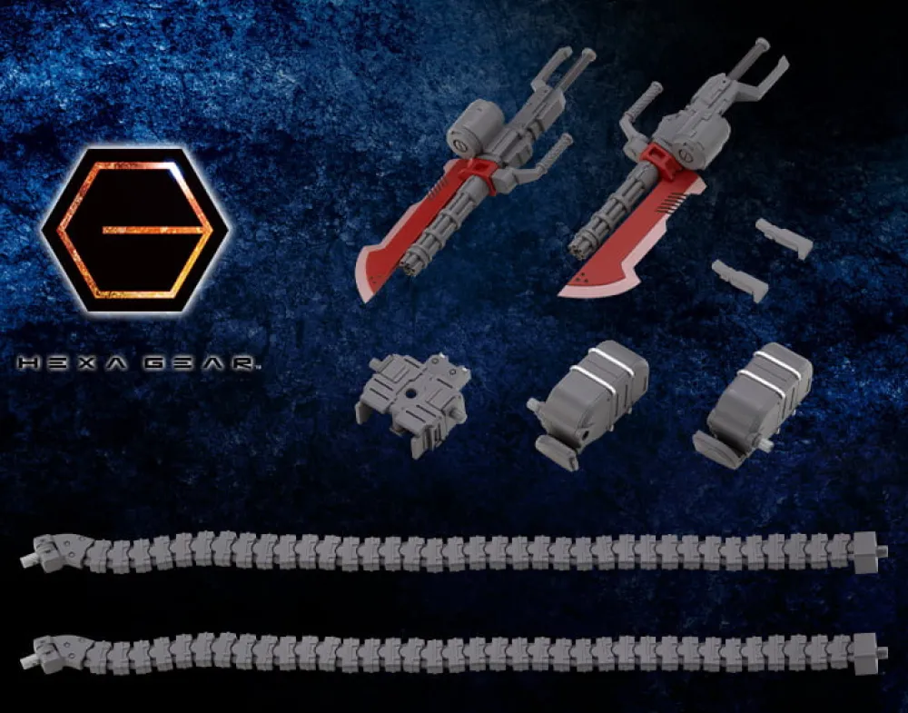Rise of Gunpla Kotobukiya|Hexa Gear^HEXA GEAR 1/24 GOVERNOR WEAPONS GATLING BLADE