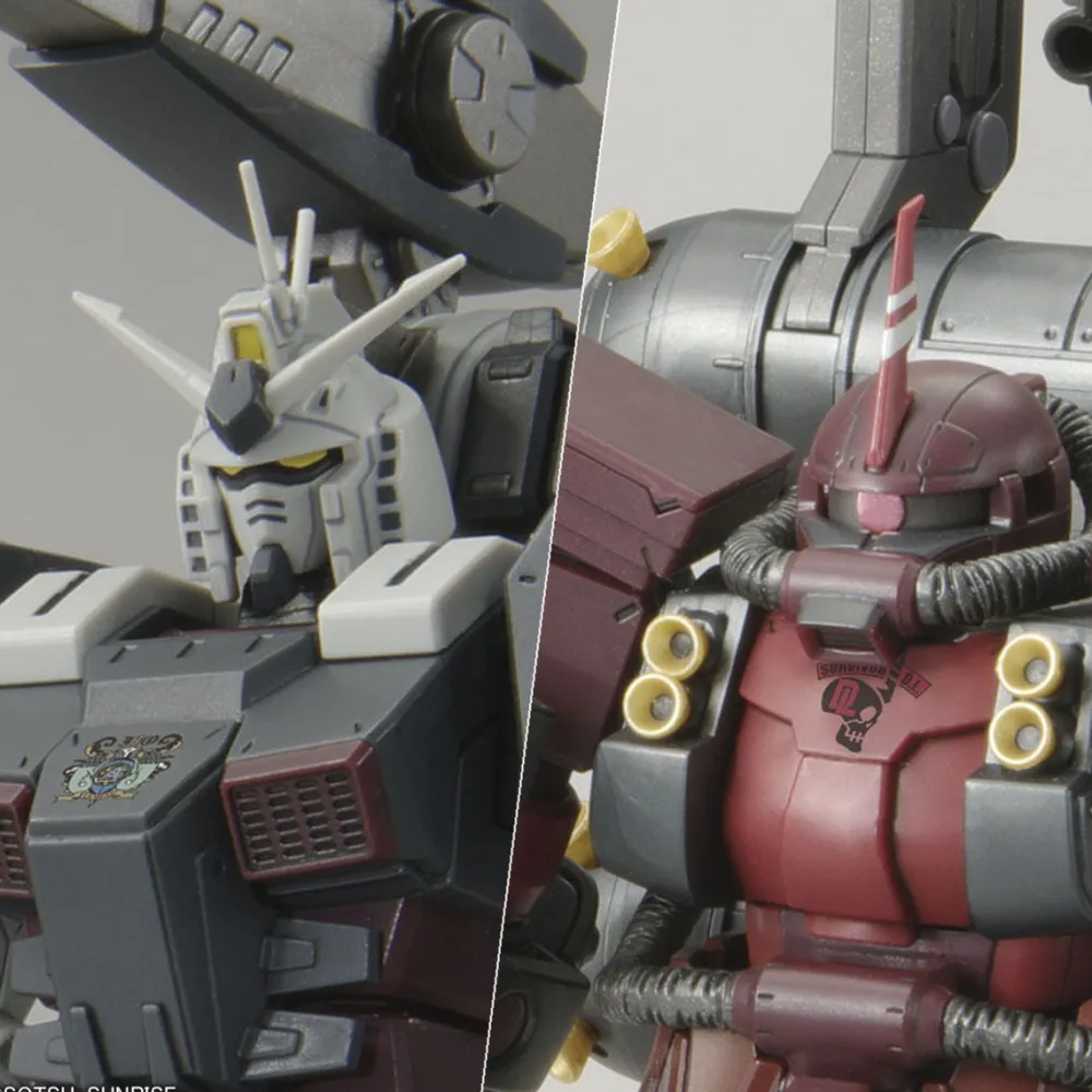 Rise of Gunpla Gundam Thunderbolt^HG 1/144 GUNDAM BASE LIMITED FULL ARMOR GUNDAM VS PSYCHO ZAKU SET ( MOBILE SUIT GUNDAM THUNDERBOLT 10TH ANNIVERSARY VER.)