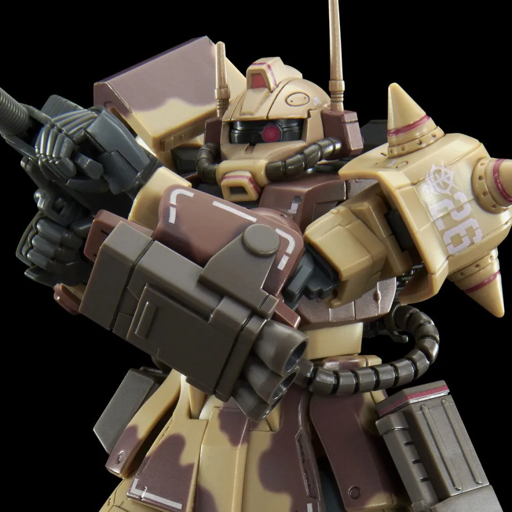 Rise of Gunpla High Grade (Hg)^HG 1/144 Zaku Desert Type (Double Antenna Specification)