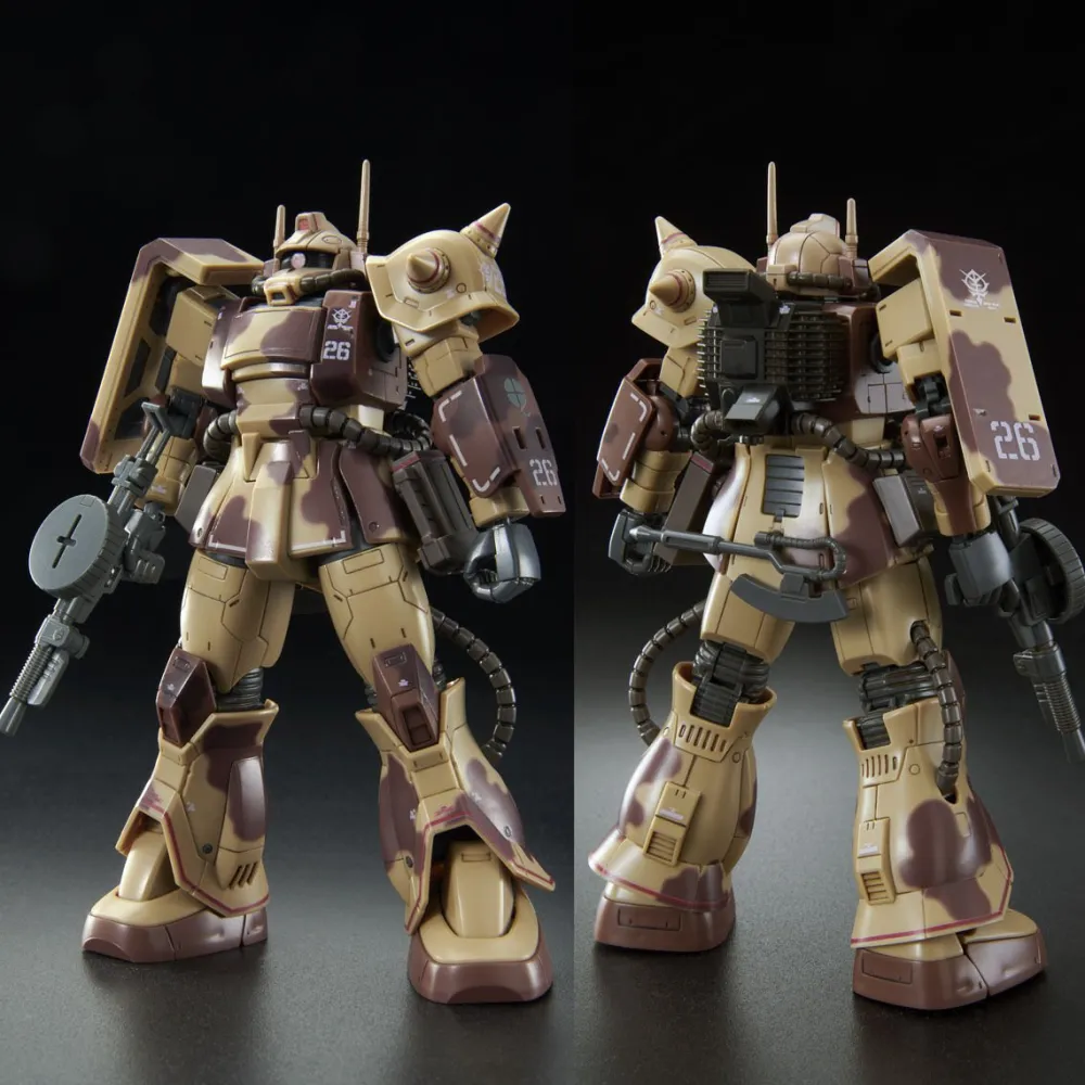 Rise of Gunpla High Grade (Hg)^HG 1/144 Zaku Desert Type (Double Antenna Specification)