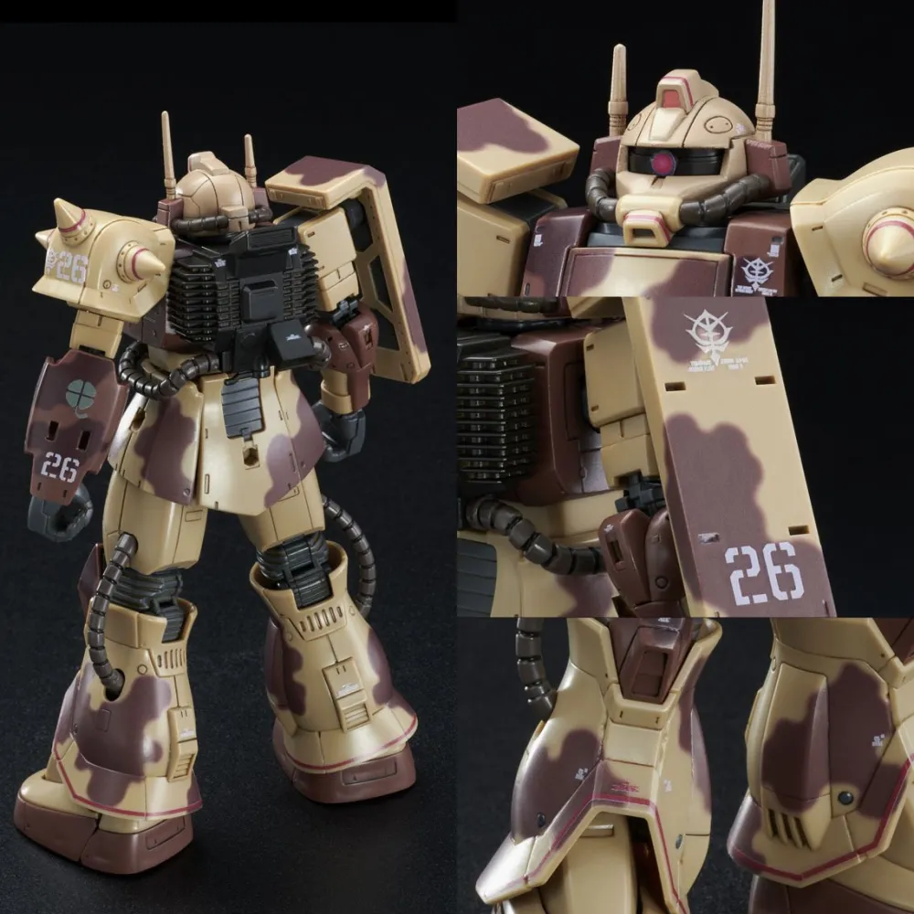 Rise of Gunpla High Grade (Hg)^HG 1/144 Zaku Desert Type (Double Antenna Specification)