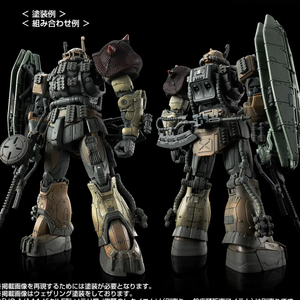 Rise of Gunpla High Grade (Hg)^HG 1/144 Zaku II F Type Chubs & Kale + Zaku II (Unidentified Type) Solari Custom Parts Set (RFV)