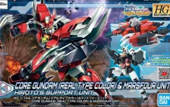 Rise of Gunpla Gundam Build Divers:Re-Rise|High Grade (Hg)^HGBD:R 1/144 CORE GUNDAM (REAL TYPE COLOR) ET MARSFOUR UNIT