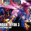 Rise of Gunpla Gundam Build Fighters Try|High Grade (Hg)^HGBF 1/144 GUNDAM TRYON 3