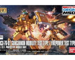 Rise of Gunpla Gundam: The Origin|High Grade (Hg)^HGGTO 1/144 GUNCANNON MOBILITY TEST TYPE / FIREPOWER TEST TYPE
