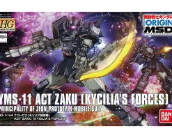 Rise of Gunpla Gundam: The Origin|High Grade (Hg)^HGGTO 1/144 YMS11 ACT ZAKU (KYCILLA’S FORCES)