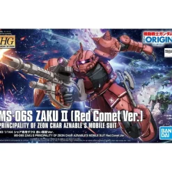 Rise of Gunpla Gundam: The Origin|High Grade (Hg)^HGGTO 1/144 ZAKU II MS-06S RED COMET VER.