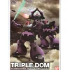 Rise of Gunpla Mobile Suit Gundam|High Grade (Hg)^HGUC 1/144 DOM TRIPLE SET