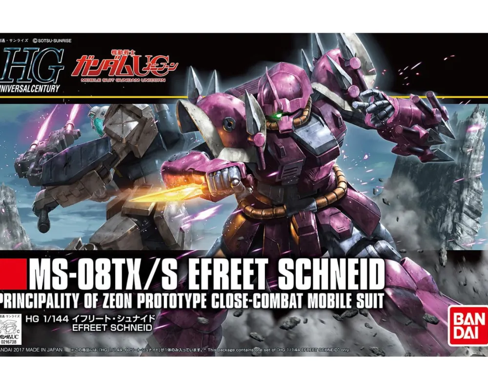 Rise of Gunpla Gundam Unicorn|High Grade (Hg)^HGUC 1/144 EFREET SCHNEID