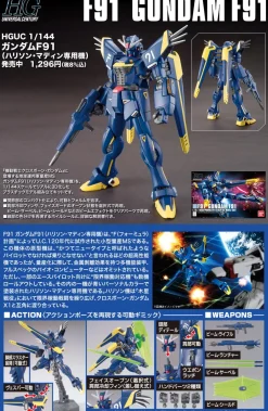 Rise of Gunpla Gundam F91|High Grade (Hg)^HGUC 1/144 GUNDAM F91 (Harrison Madin Custom)