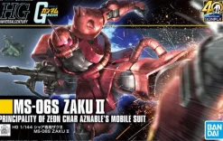 Rise of Gunpla Mobile Suit Gundam|High Grade (Hg)^HGUC 1/144 MS-06S Char’s Zaku II