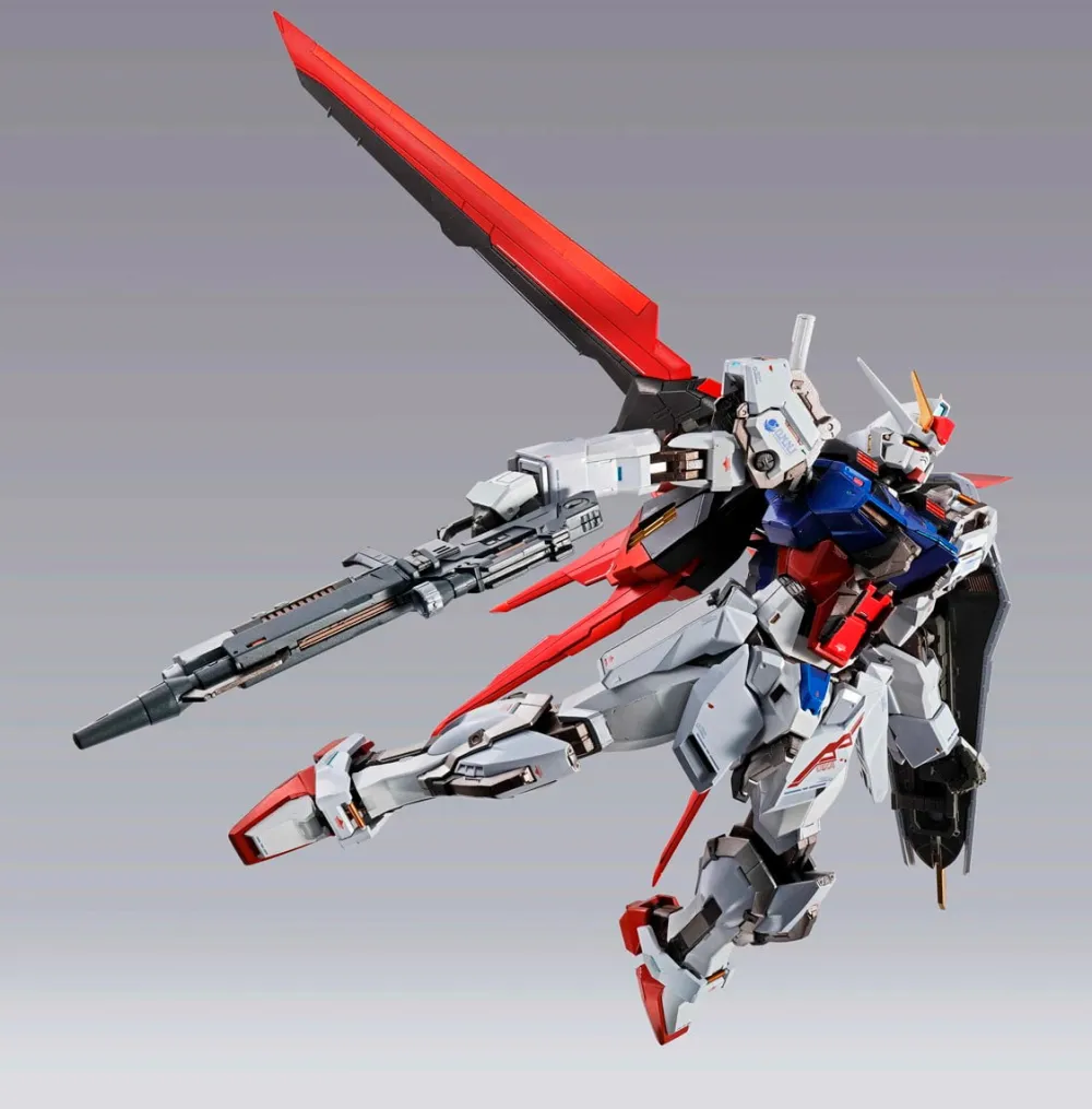 Rise of Gunpla Gundam Seed^LOT DE METAL BUILD : Aile Strike Gundam + Sword Striker + Launcher Striker