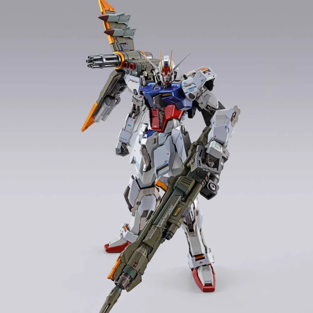 Rise of Gunpla Gundam Seed^LOT DE METAL BUILD : Aile Strike Gundam + Sword Striker + Launcher Striker