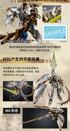 Rise of Gunpla Gundam Wing: Endless Waltz|Master Grade (Mg)^MG 1/100 Gundam Epyon (Cross Contrast Colors/Clear White)