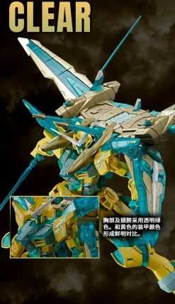 Rise of Gunpla Master Grade (Mg)^MG 1/100 JUSTICE GUNDAM CROSS CONTRAST COLOR (CLEAR YELLOW)