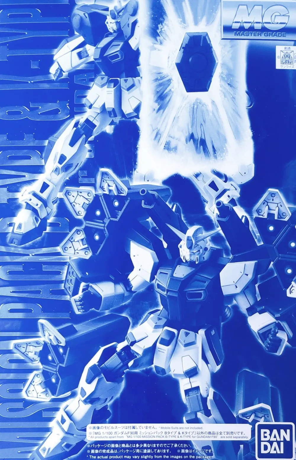 Rise of Gunpla Gundam F91|Crossbone Gundam^MG 1/100 MISSION PACK B-TYPE & K-TYPE for GUNDAM F90 (parts only)