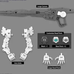 Rise of Gunpla 30 Minutes Mission^30MM 1/144 – OPTION PARTS SET 11 – LARGE CANNON & ARM UNIT