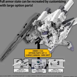 Rise of Gunpla 30 Minutes Mission^30MM 1/144 – OPTION PARTS SET 11 – LARGE CANNON & ARM UNIT