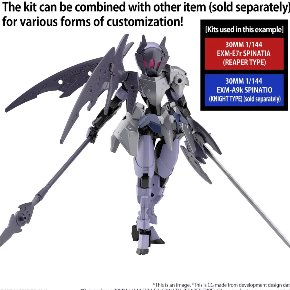 Rise of Gunpla 30 Minutes Mission^30MM 1/144 – SPINATIA REAPER TYPE