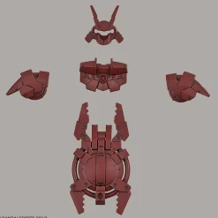 Rise of Gunpla Builder Parts|30 Minutes Mission^30MM ARMOR CLOSE FIGHTING [PORTANOVA/DARK RED]
