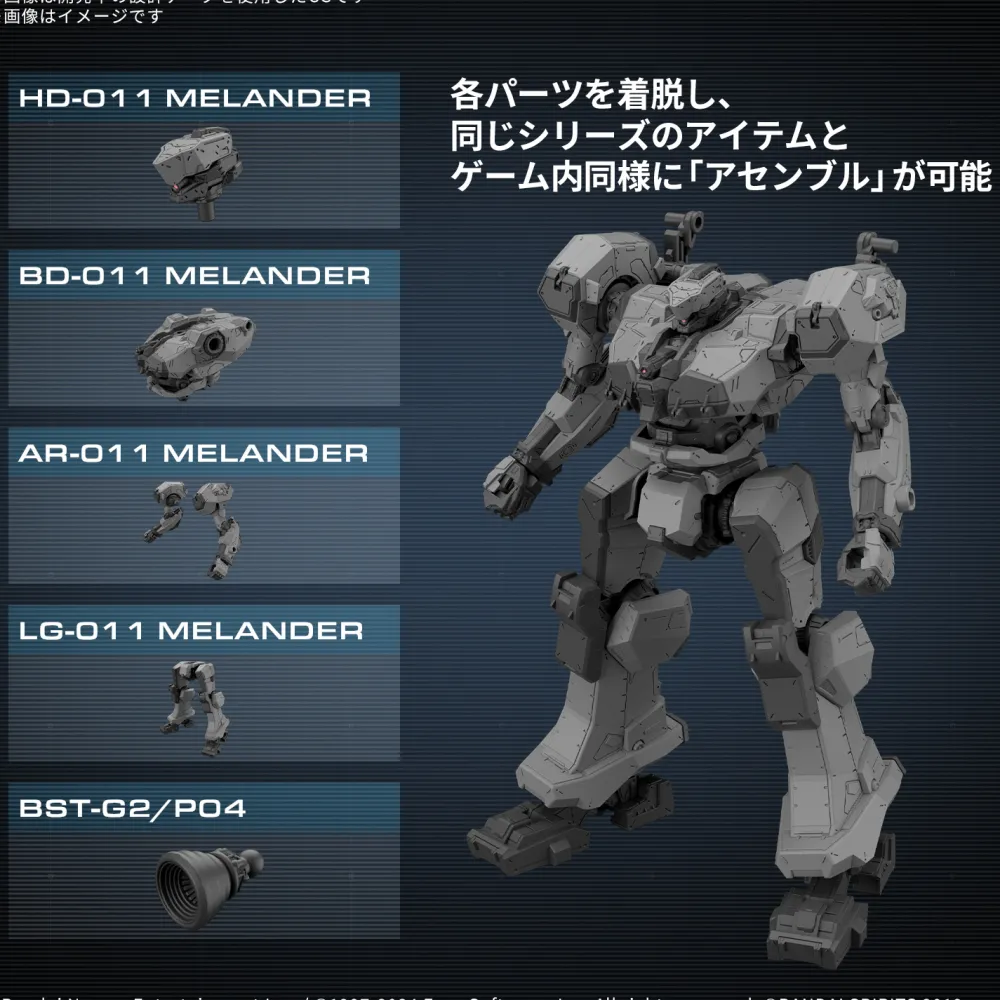 Rise of Gunpla 30 Minutes Mission^30MM Armored Core VI Fires of Rubicon Balam Industries BD-011 Melander