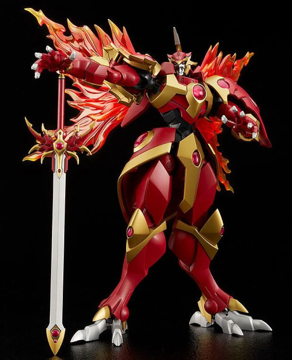 Rise of Gunpla Moderoid^MODEROID : MAGIC KNIGHT RAYEARTH : RAYEARTH, THE SPIRIT OF FIRE + FLAME EFFECT