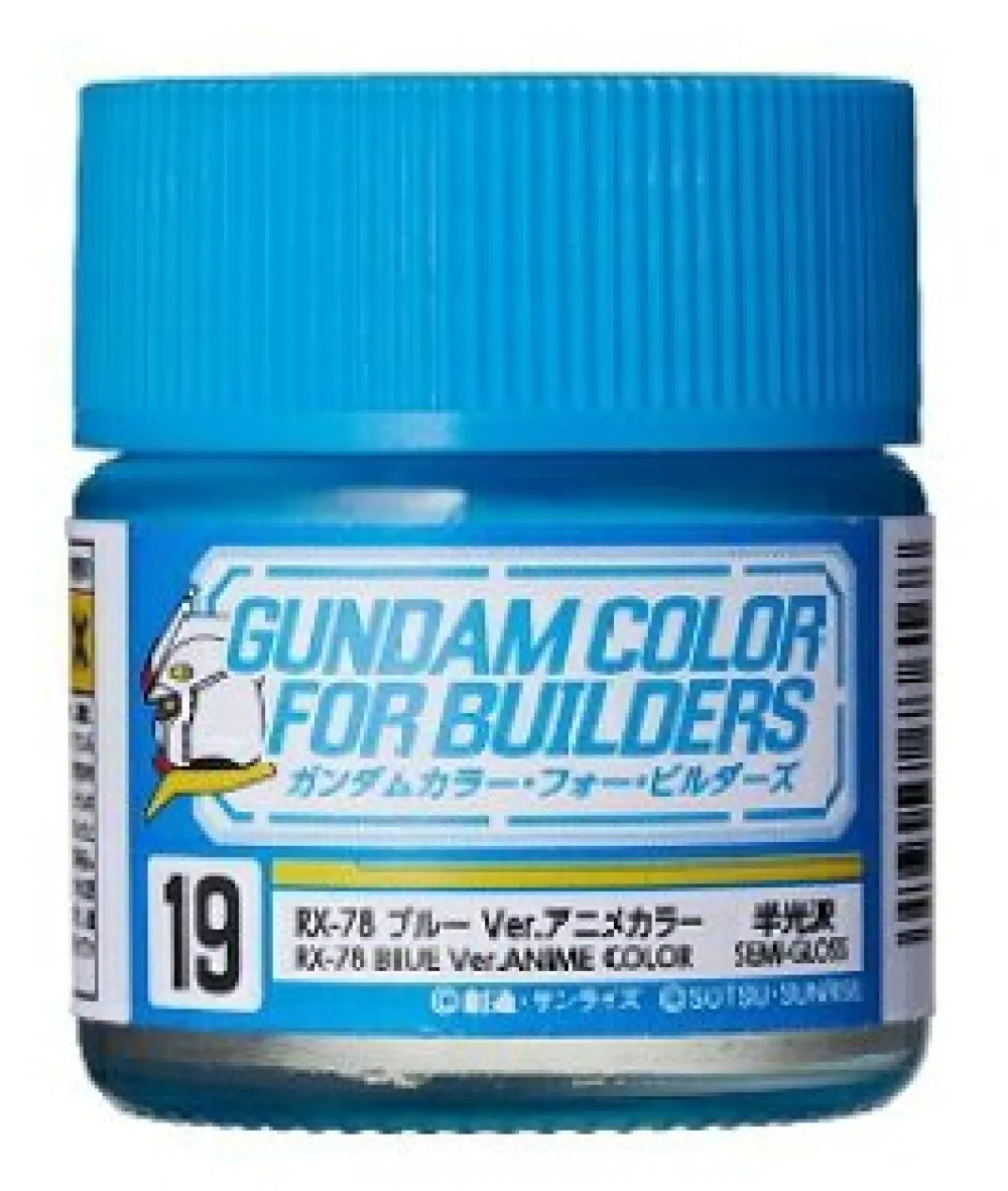 Rise of Gunpla Peintures^MR. GUNDAM COLOR UG19 78 BLUE PAINT 10ML.