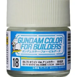 Rise of Gunpla Peintures^MR. GUNDAM COLOR UG18 78 WHITE PAINT 10ML.
