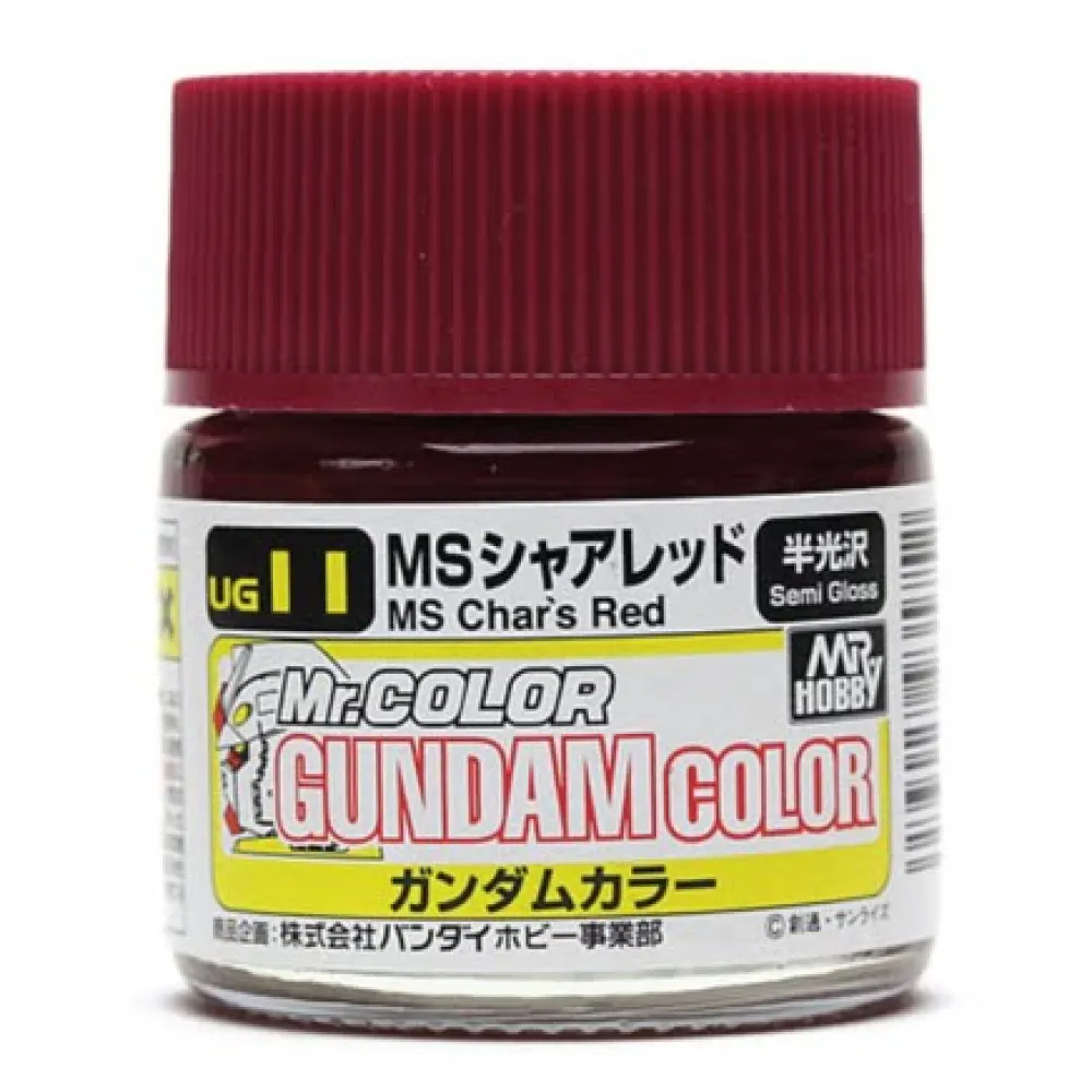 Rise of Gunpla Peintures^MR. GUNDAM COLOR UG11 MS CHAR RED PAINT 10ML.