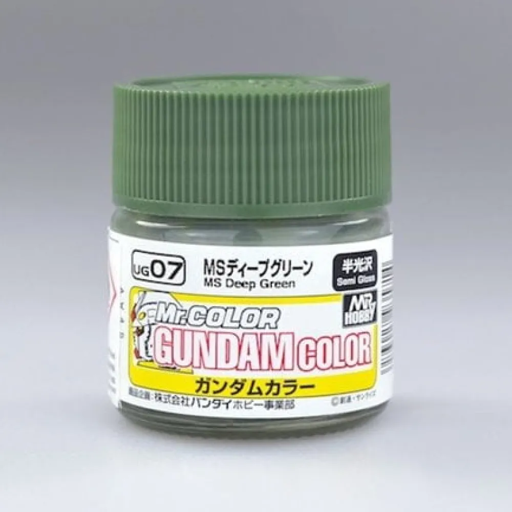 Rise of Gunpla Peintures^MR HOBBY GUNDAM COLOR (10ML) UG-07 MS DEEP GREEN