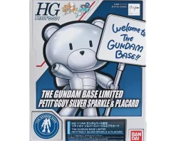 Rise of Gunpla Gundam Build Fighters Try^PETIT GGUY SILVER SPARKLE & PLACARD