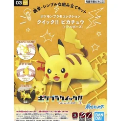 Rise of Gunpla Pokemon^POKE-PLA QUICK 03 PIKACHU (Battle Pose)