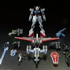 Rise of Gunpla Real Grade (Rg)^RG 1/144 AILE STRIKE GUNDAM + SKYGRASPER + SWORD / LAUNCHER CLEAR COLOR SET