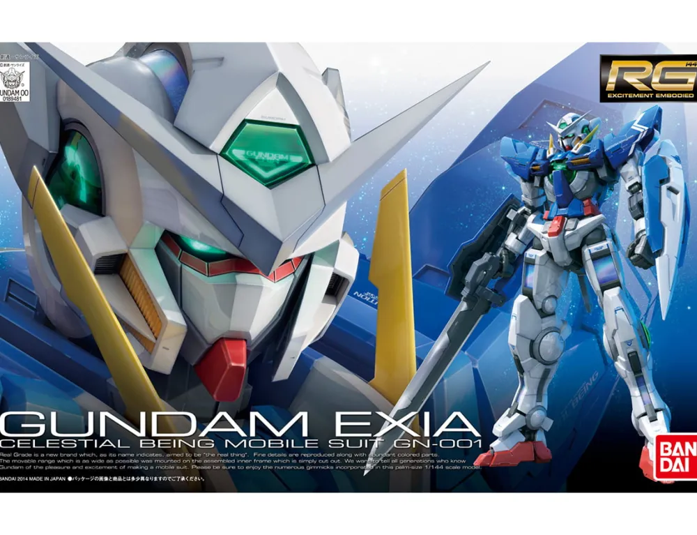 Rise of Gunpla Gundam 00|Real Grade (Rg)^RG 1/144 GUNDAM EXIA