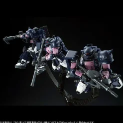 Rise of Gunpla Mobile Suit Variations (Msv)|Real Grade (Rg)^RG 1/144 MS-06R-1A BLACK TRI-STARS ZAKU II TRIPLE ACTION SET