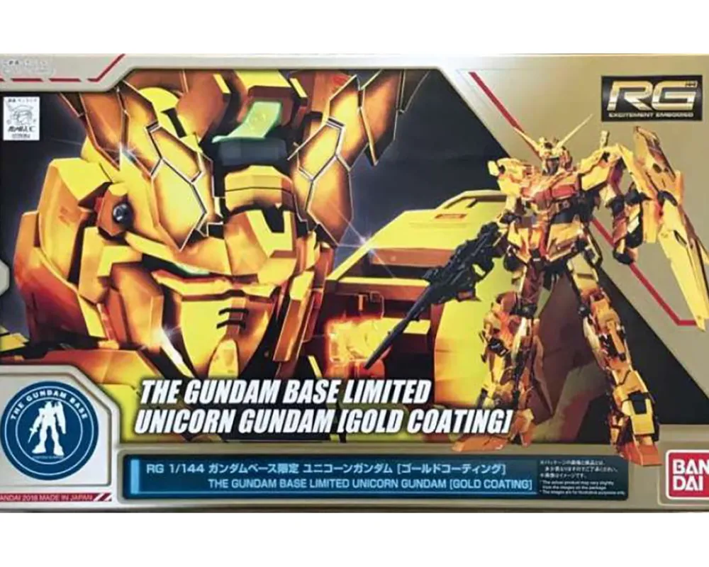 Rise of Gunpla Gundam Unicorn|Real Grade (Rg)^RG 1/144 UNICORN GUNDAM (GOLD COATING)
