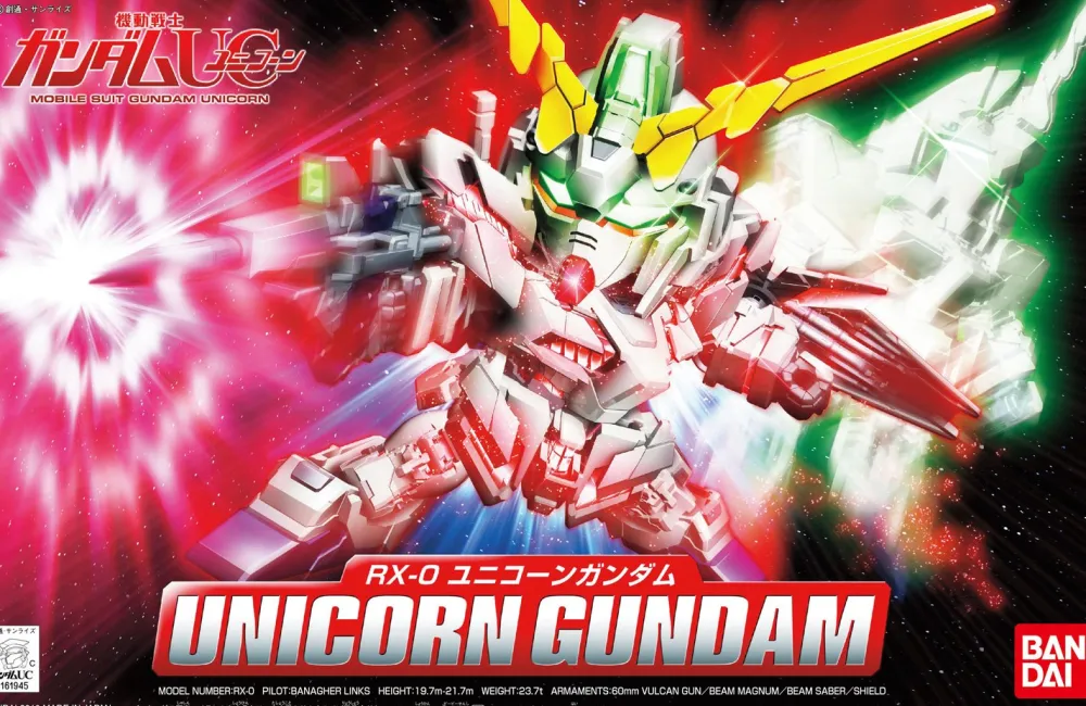 Rise of Gunpla Super Deformed (Sd)^SD BB SENSHI UNICORN GUNDAM