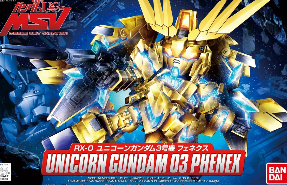 Rise of Gunpla Gundam Unicorn|Super Deformed (Sd)^SD BB SENSHI UNICORN GUNDAM 03 PHENEX