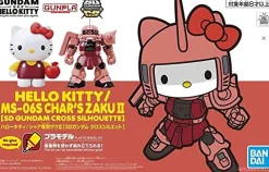 Rise of Gunpla Mobile Suit Gundam|Super Deformed (Sd)^SD GUNDAM CROSS SILHOUETTE HELLO KITTY / MS-06S CHAR’S ZAKU II
