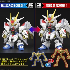 Rise of Gunpla Gundam Seed|Super Deformed (Sd)^SDCS Mighty Strike Freedom Gundam