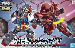 Rise of Gunpla Mobile Suit Gundam|Super Deformed (Sd)^SDCS RX-78-2 & CHAR’S ZAKU II