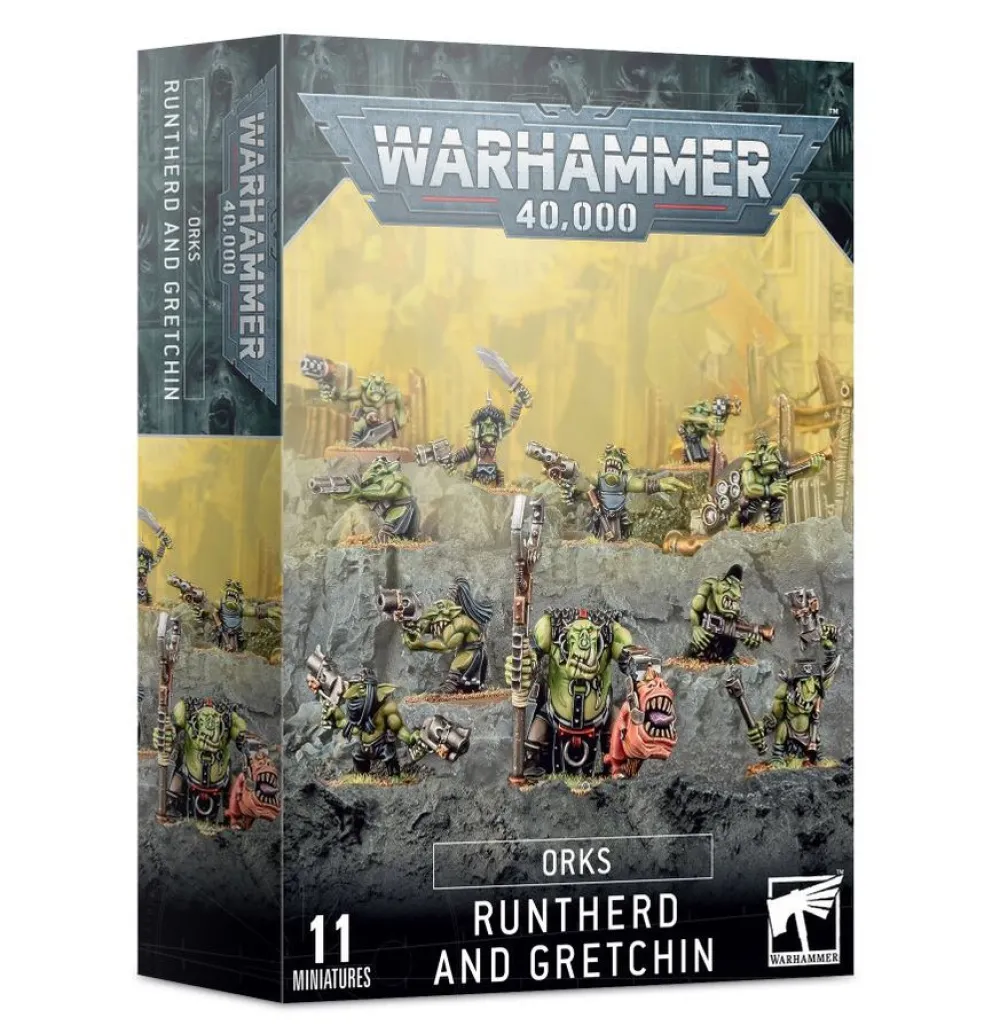 Rise of Gunpla Games Workshop^W40K : ORKS : RUNTHERD AND GRETCHINS