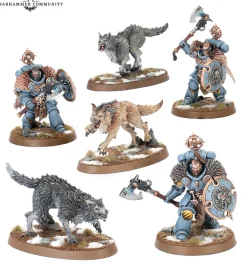 Rise of Gunpla Games Workshop^W40K : SPACE WOLVES : WOLF GUARD HEADTAKERS